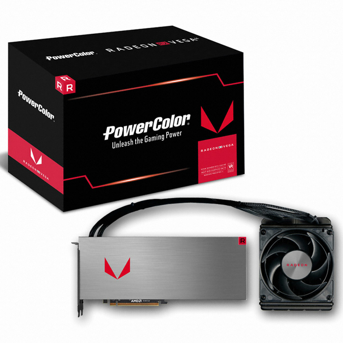 PowerColor 라데온 RX Vega 64 HBM2 8GB 워터쿨링_이미지