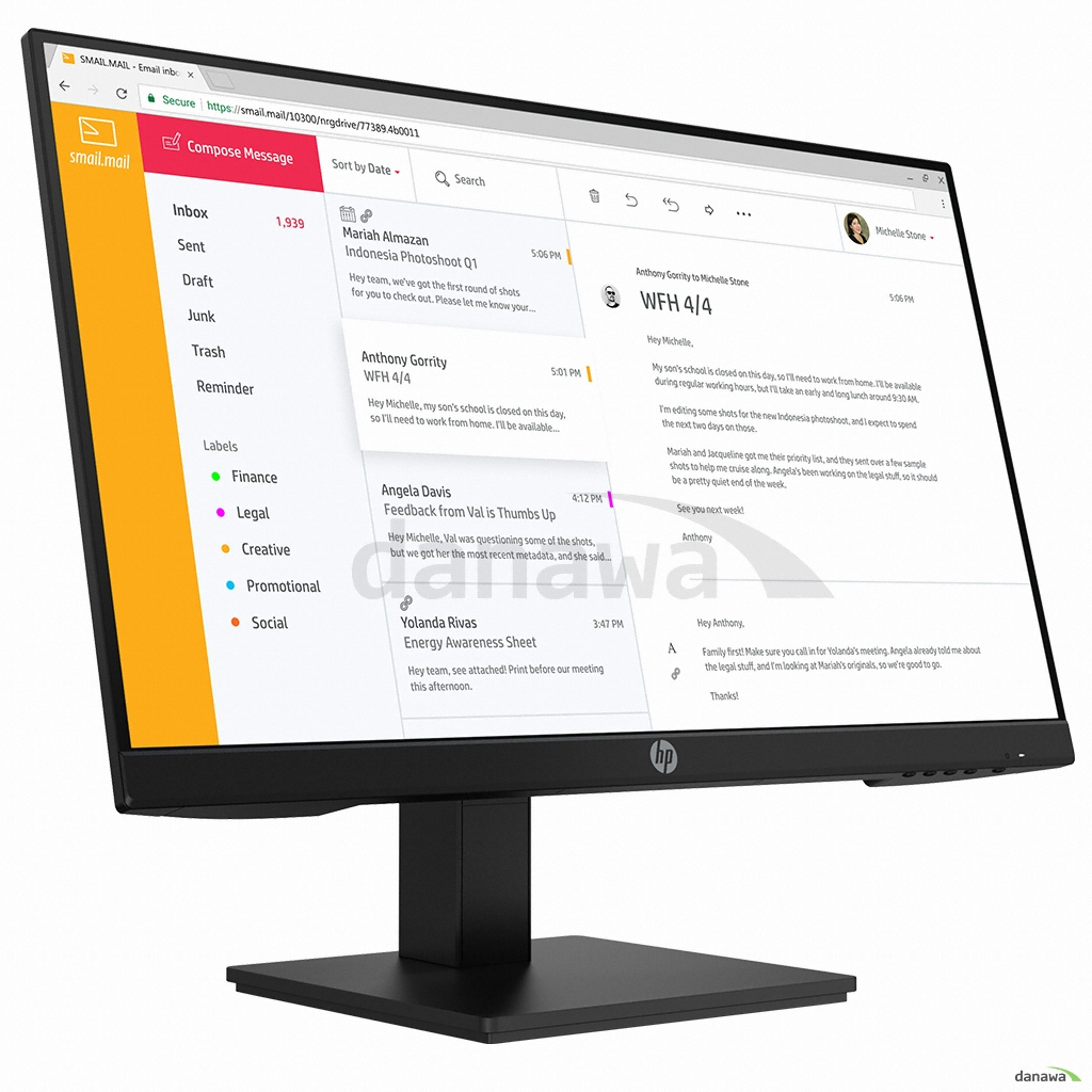 HP ProDisplay P24h G4