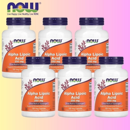 나우푸드 알파리포산 250mg 120캡슐 (6개)_이미지