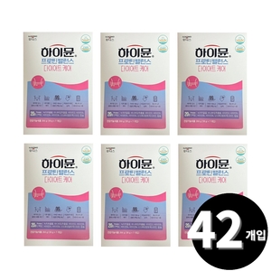 일동후디스 하이뮨 프로틴 밸런스 다이어트 케어 파우치 38g 7포 (6개)_이미지