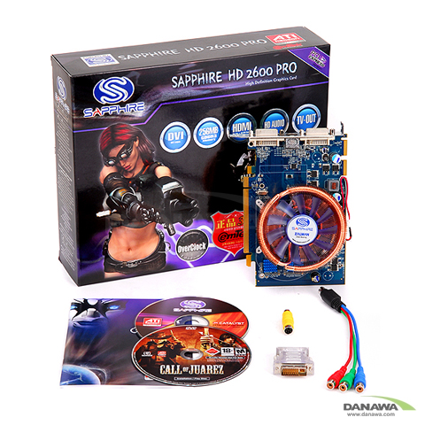 SAPPHIRE �󵥿� HD 2600Pro D3 ��������� 256MB VF9 �̿���