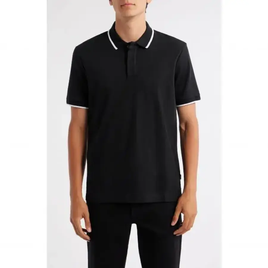 보스 BOSS 파랄이 팁드 코튼 폴로 7559167