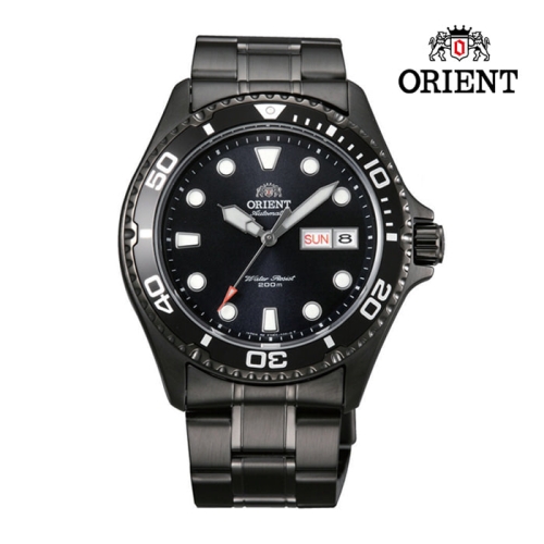 오리엔트 111392   Ray Raven II FAA02003B9 Black Ion Plated Stainless Steel Me.._이미지