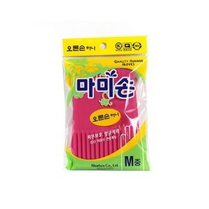 마미손 오른손 하나 고무장갑 (중) (4개)