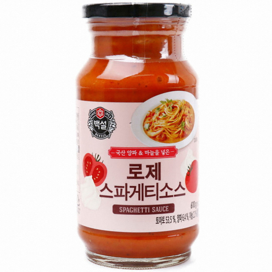 백설 로제 스파게티 소스 610g (1개)