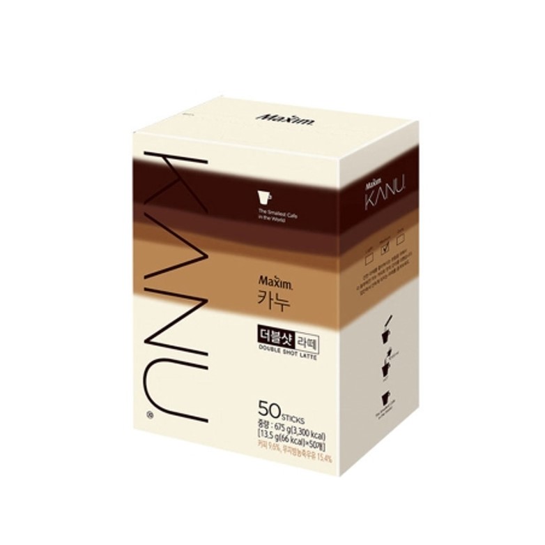동서식품 카누 더블샷 라떼 50개입 (1개)_이미지