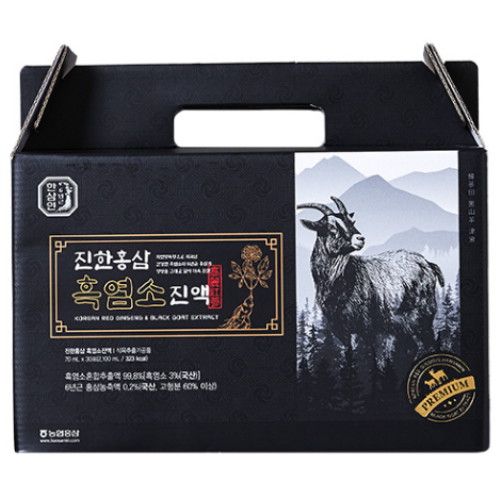 농협홍삼 한삼인 진한홍삼 흑염소 진액 70ml 30포 (1개)