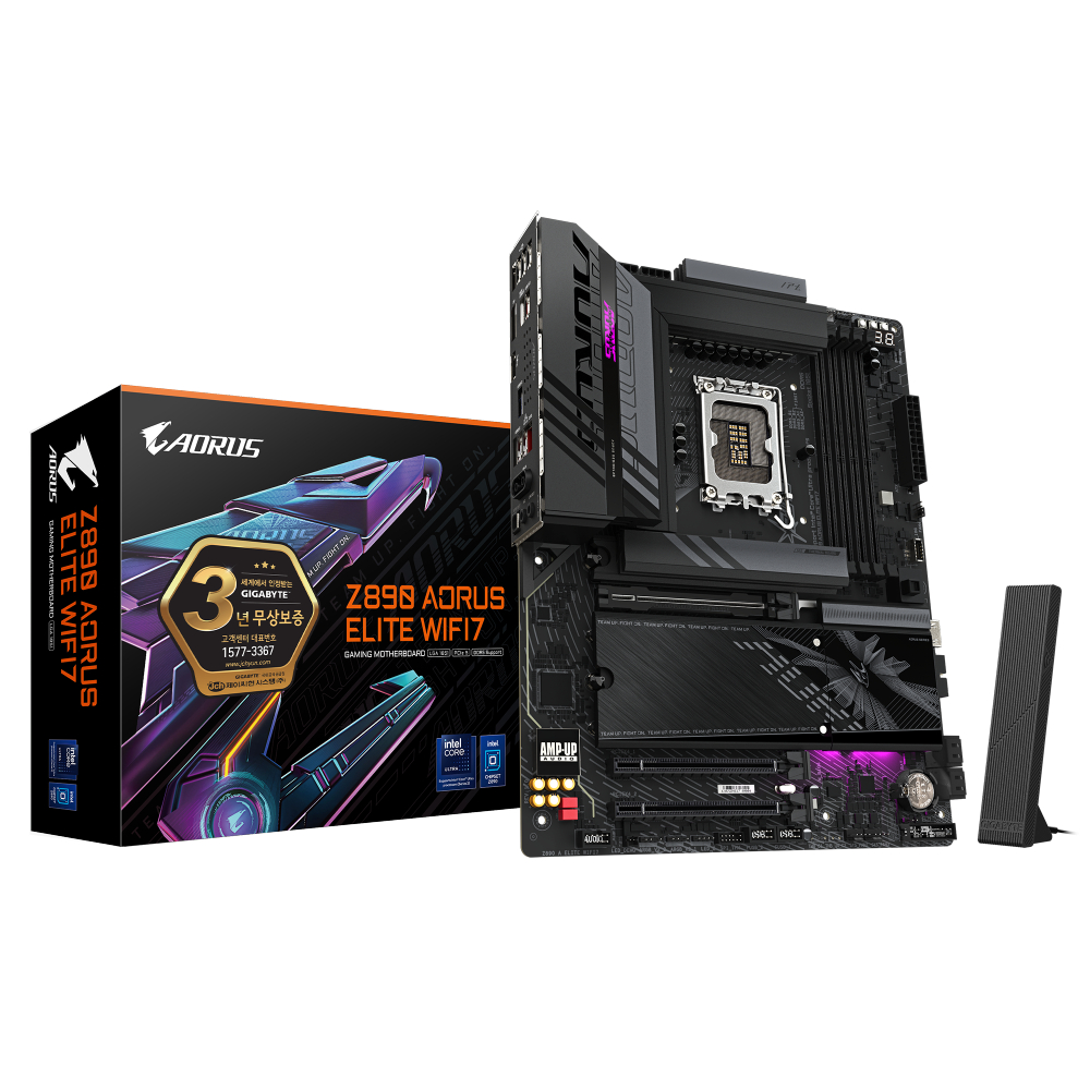 GIGABYTE Z890 AORUS ELITE WIFI7 제이씨현이미지입니다. 누르면 해당 게시물로 새창이동합니다.