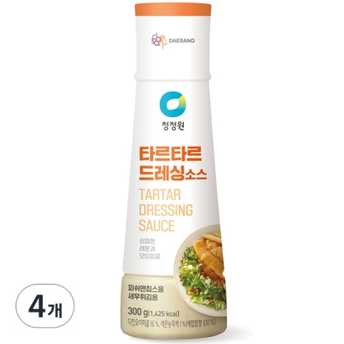 청정원 타르타르 300g 4개이미지입니다. 누르면 해당 게시물로 새창이동합니다.