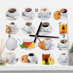 꾸밈 아트박스 tb066-카페티타임_인테리어벽시계