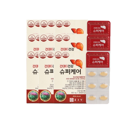 종근당 간건강 슈퍼케어 30정 (9개)_이미지