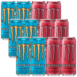코카콜라음료 몬스터 에너지 망고 로코 + 파이프라인 펀치 355ml (12개)_이미지