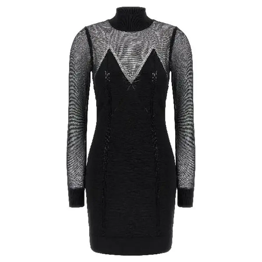 EnC 엘리자베타 프랑키 엘리자베타 프랑키 드레스 With Transpar ies AM95Q61E2110 T