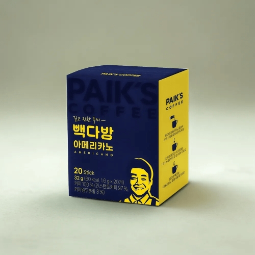 더본코리아 빽다방 아메리카노 1.6g 20개입 (1개)