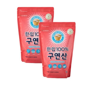 LG생활건강 한.입 100% 구연산 1kg (2개)