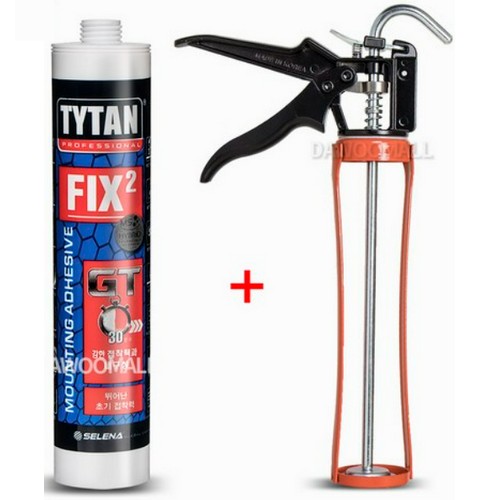 누리켐 초속경 실리콘 TYTAN FIX2 GT 290ml + 울트라파워건 (1세트)_이미지