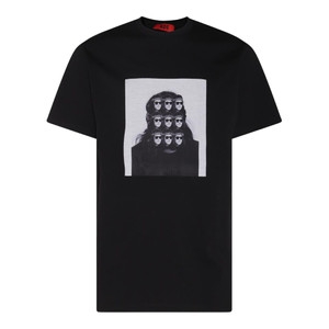 424 Guillermo 리피트 티셔츠 블랙 34 M01-236033-99