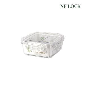 NF LOCK 6호 정사각 트라이탄 밀폐용기(칸막이) 780ml