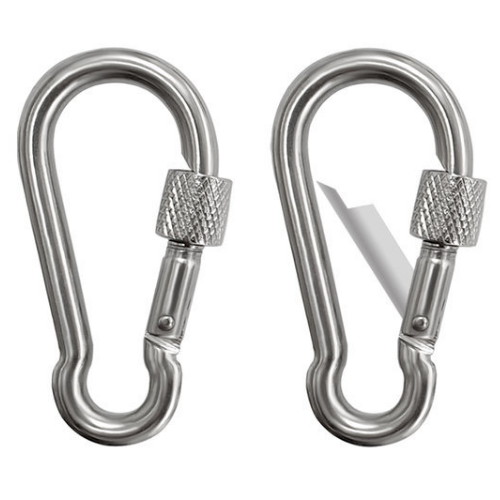 대광와이어로프 쇠사슬체인 연결고리 스텐 스크류 비너 (4mm)_이미지