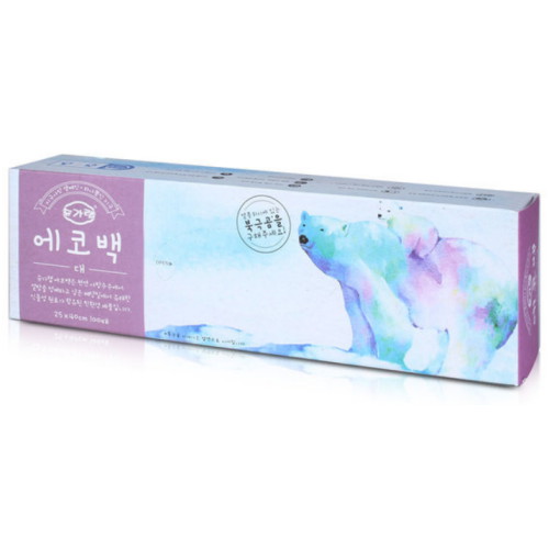 슈가랩 지구사랑 에코백 대 25x40cm 100매 (5개(500매))