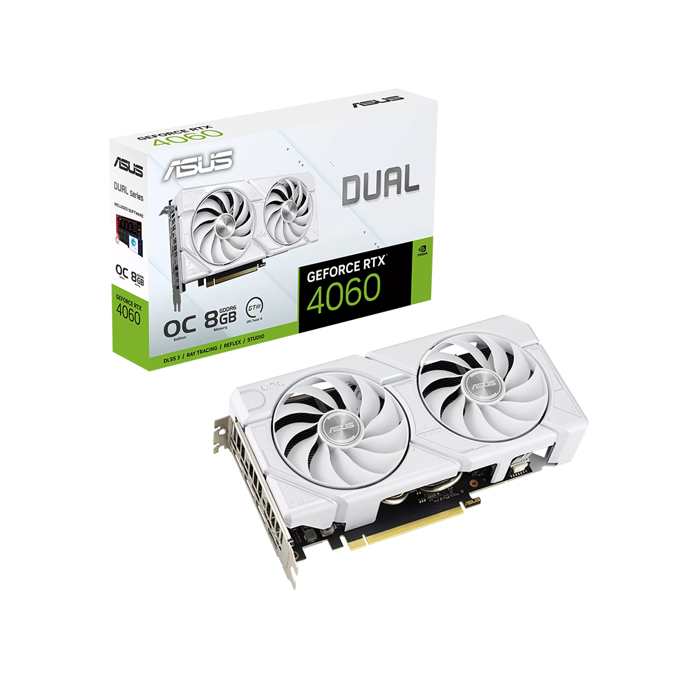 ASUS DUAL ������ RTX 4060 O8G EVO OC D6 8GB White ���ؾ����۴�
