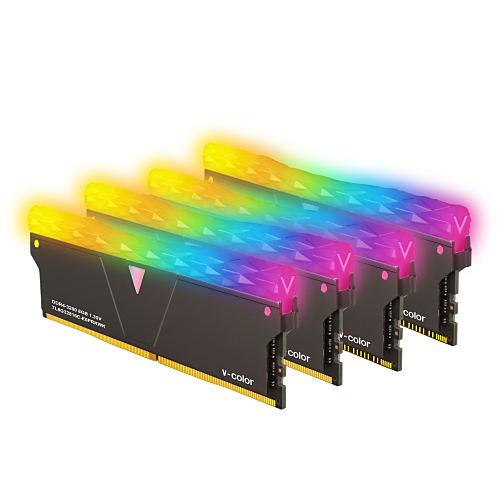 V-Color DDR4-3200 CL16 PRISM PRO RGB SCC KIT BLACK ��Ű��