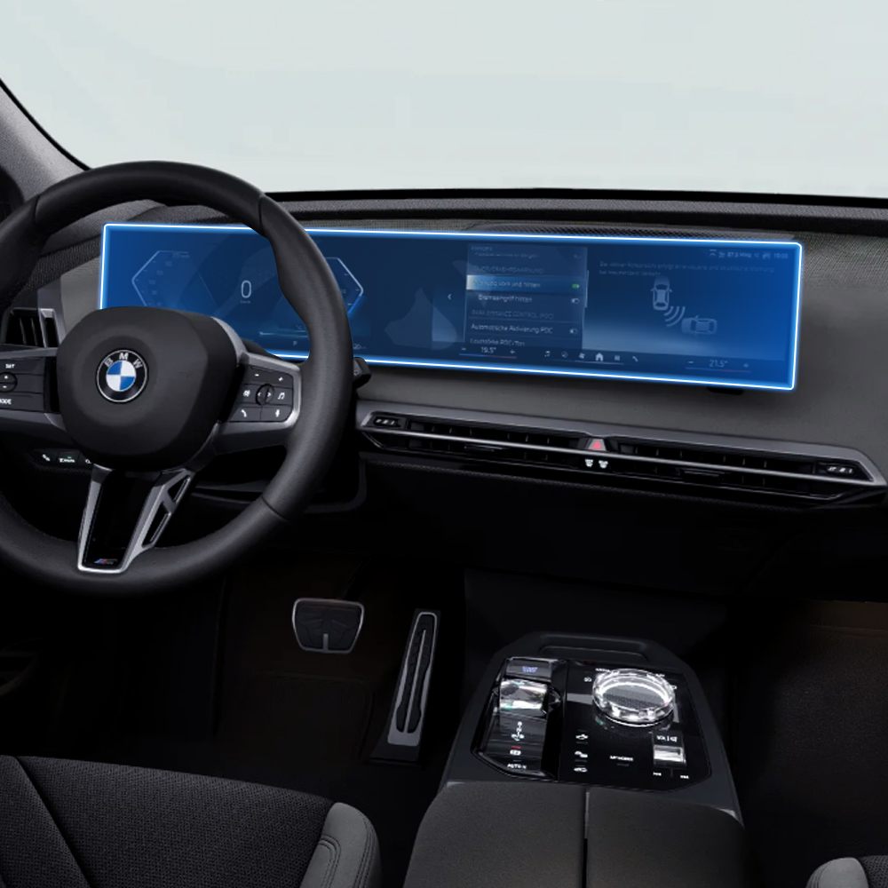 스코코 일체형 풀커버 저반사 내비게이션 액정보호 필름 BMW 더 뉴 iX i20 전용_이미지