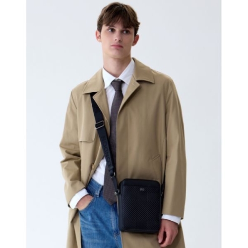 닥스 블랙 소가죽 미니크로스백_DBBA5F319BK_이미지