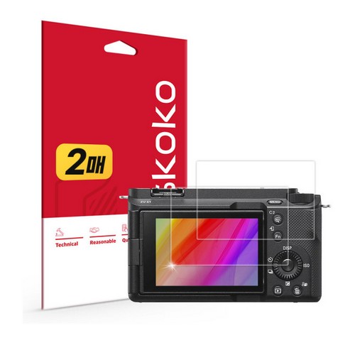 스코코 SONY ZV-E1용 초고화질 트루컬러 AR 액정보호필름 (정품)_이미지