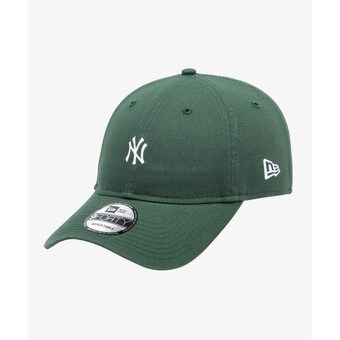 <b>MLB</b> 뉴에라 <b>모자</b> 워시드 미니 로고 뉴욕 양키스 언스트럭쳐 볼캡 실란트로 그린 240768