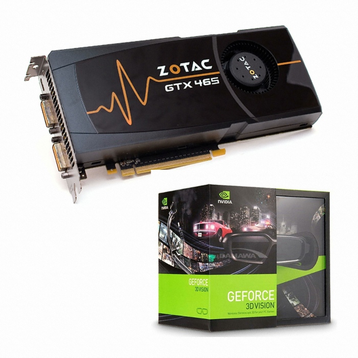 ZOTAC 지포스 GTX465 D5 1GB + 3D VISION KIT 조텍코리아_이미지