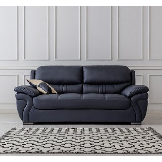 오스본가구 랜드럼 천연가죽 소파 3인용