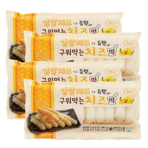 알곡사랑푸드 임실치즈 가득 구워먹는 치즈떡 350g (4개)_이미지