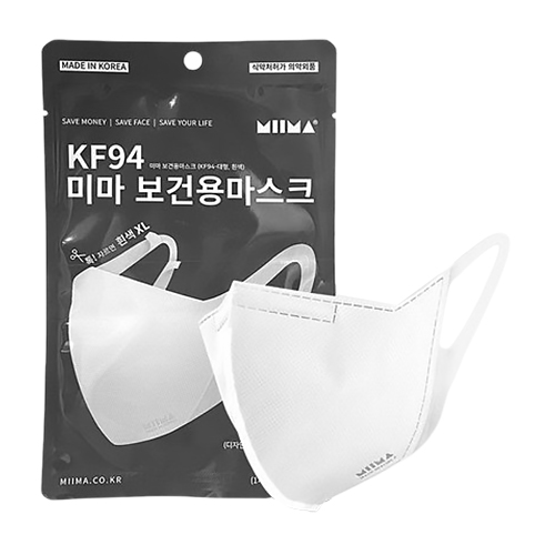 아세아도 미마 보건용 마스크 KF94 대형 (1매)