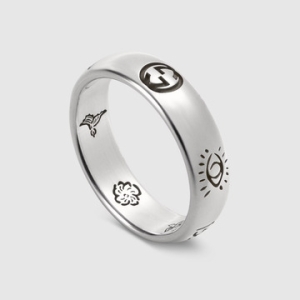 구찌 실버 반지 블라인드 포 러브 링 455247-J8400-0701_이미지