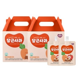 또또맘 우리아이 밝은습관 당근 사과 주스 80ml (40개)_이미지