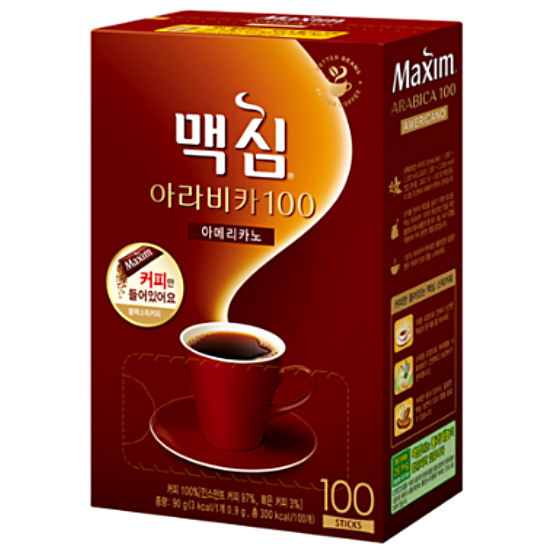 동서식품 맥심 아라비카100 커피만 100T (1개)