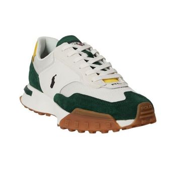 폴로랄프로렌 엘드리지 로우탑 레이스업 스니커즈 화이트 153417496