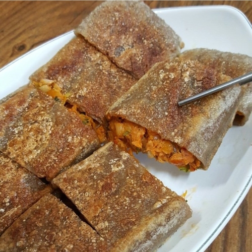 담두 메밀 전병 1.2kg 즉석 식품 간식 분식 식자재 1 1개_이미지