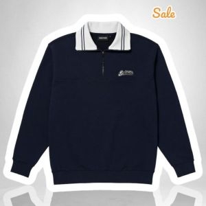 골스튜디오 코엑스몰 맨투맨 SCRIPT LOGO HALF ZIP-UP-DARK NAVY 316464