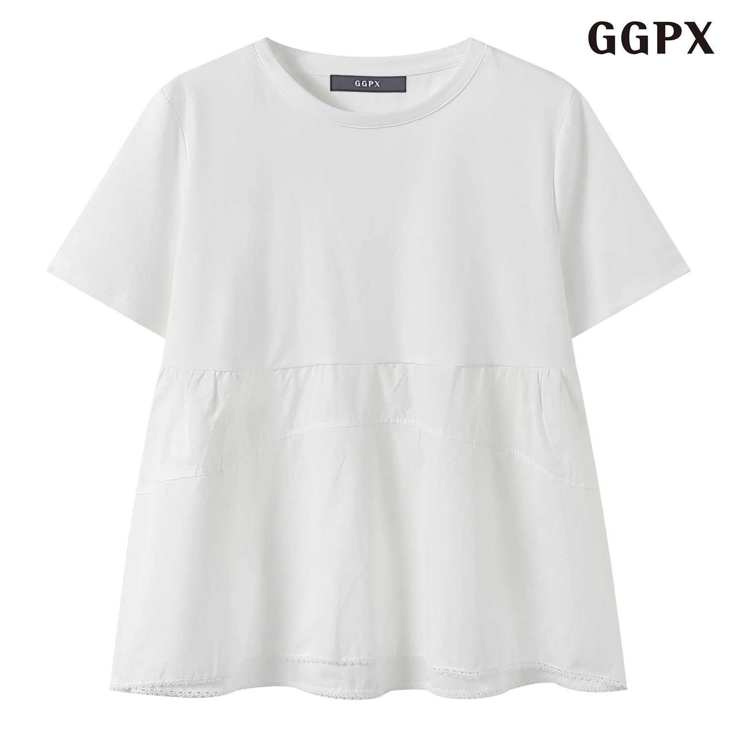 연승어패럴 GGPX 데일리 베이직 오버핏 반팔 티셔츠 GQBLW014D