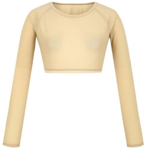 핑 메쉬 볼레로 긴팔 이너 티셔츠 122C2TI952 (BG, 베이지)