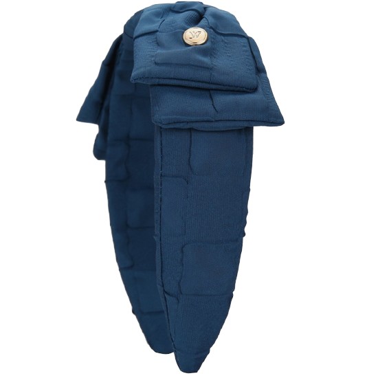 화이트샌즈 텍스쳐드 리본 헤어밴드 마리카