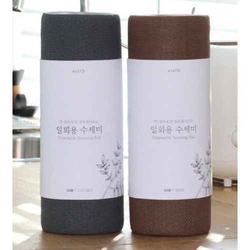 올리오 ㅤ일회용 수세미 60매 (4개)_이미지