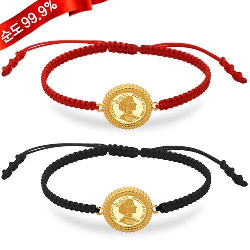 24K 순금 팔찌 3.75g 여왕 매듭