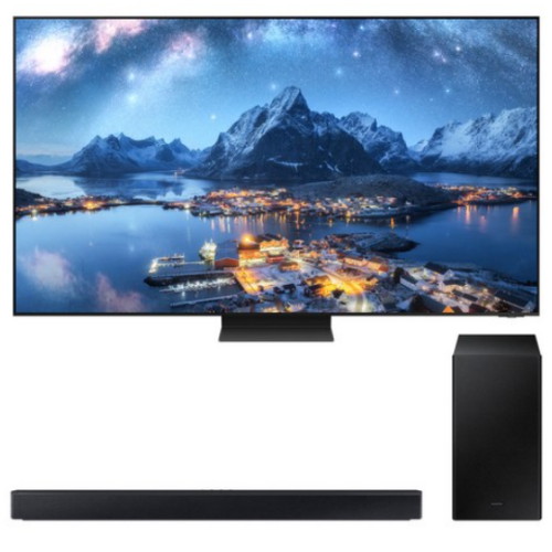 삼성전자 네오QLED KQ85QND800FXKR (스탠드+사운드바, HW-C450)_이미지