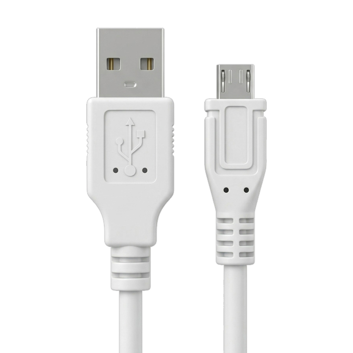 CABLEMATE USB 2.0 (A-Micro 5P)(M/M) 화이트 케이블 (2m)