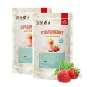 메가커피 까로망 딸기라떼 파우더 1kg 2개세트_이미지