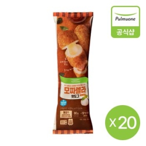 풀무원 G 생산직송 모짜렐라 핫도그 1.6kg (20개)