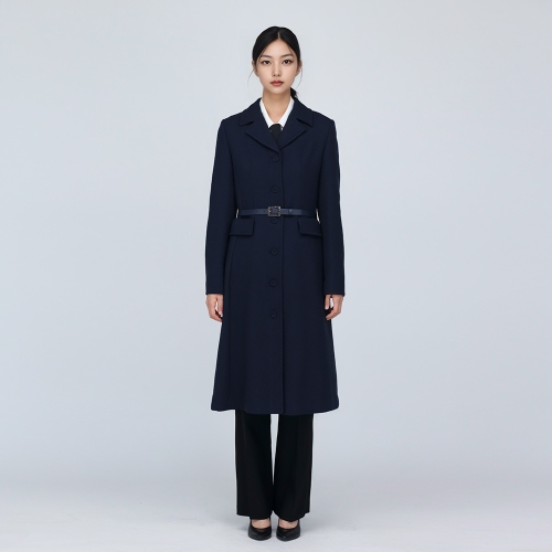 KL 프린츠 벨티드 롱 자켓 KGJKOJ9100_이미지